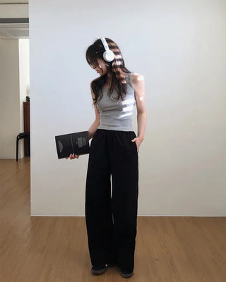 Mood Elastic Waist Chino Pants