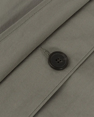 (2 colors) Pleated single trench coat