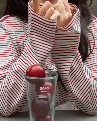 (4 colors) Slim Stripe T-shirt