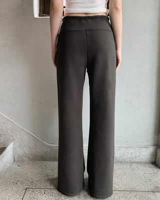Modal-like bootcut training pants