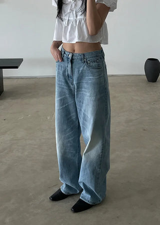 brush washing wide jeans (s-l)