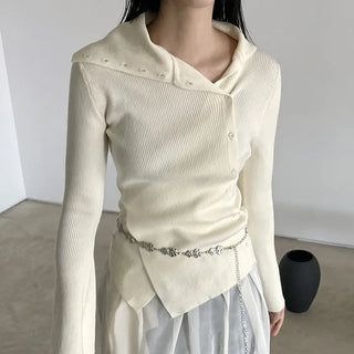 button pola twoway knit (3c)