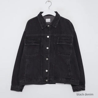 Oversized denim jacket