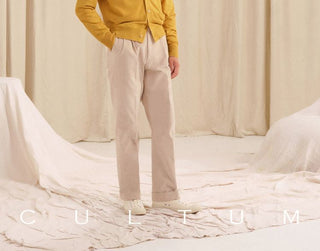 [CULTUM] V-Neck Cashmere Blend Cardigan