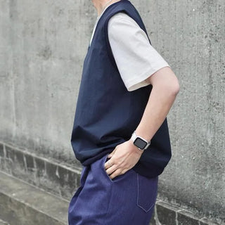 Anorak Nylon V-Neck Vest