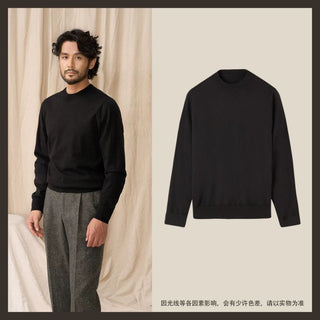 [CULTUM] Soft Crewneck Knit Base Layer