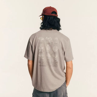 [Monterest] Mushroom Jazz Print Relaxed Tee