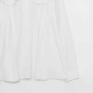 Frill collar blouse