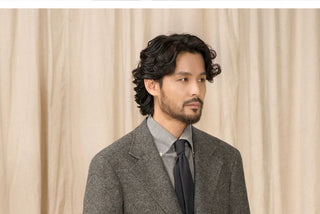 [CULTUM] Wool Herringbone Neapolitan Suit