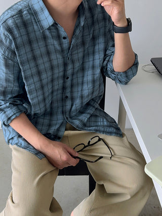 Koba Wrinkle Check Shirt