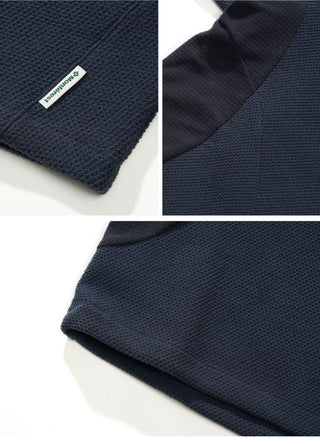 [Monterest] Honeycomb Fleece Half-Zip Pullover