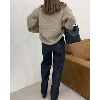 pumpkin round knit