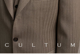 [CULTUM] 1930s Wool Blend Stripe Suit Set