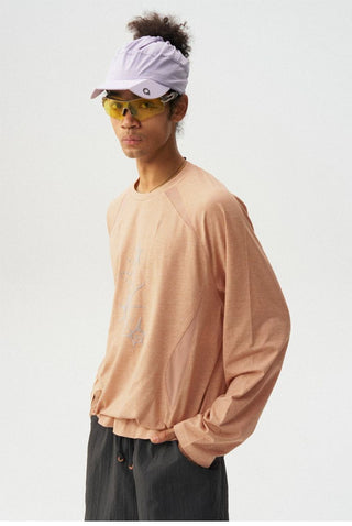 [Monterest] Waffle Knit Quick-Dry Long Sleeve Tee