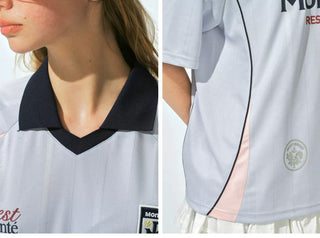 [Monterest] Outdoor Sports Print Polo Jersey Tee