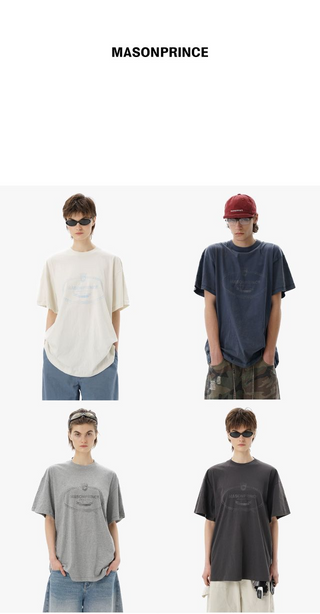 [MASONPRINCE] Graphic Short Sleeve T-Shirt