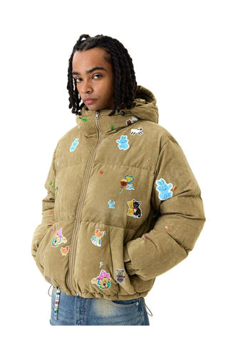 CONP Suede Texture Padded Jacket