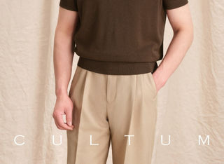 [CULTUM] Knit Polo Shirt