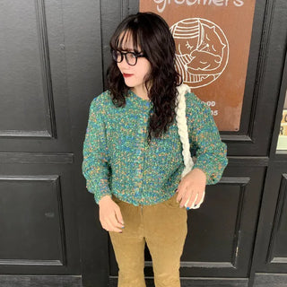 Mixed cardigan