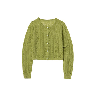 [NECY] Blossom Open Walk Knit Cardigan (2color)