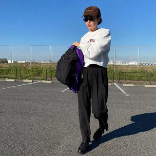Wide-fit slacks