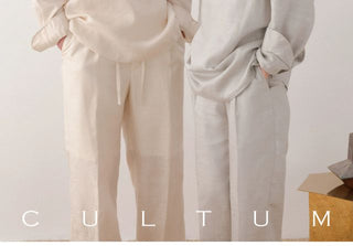 [CULTUM] Relaxed Deep V-neck Shirt