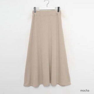 Flared long skirt