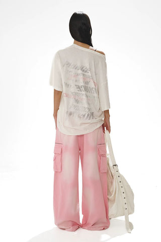 [MASONPRINCE] Cotton-Linen Graffiti Print Tank Top / Tee
