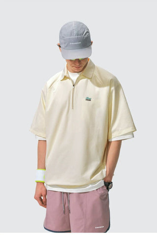 [Monterest] Quick-Dry Half-Zip Polo Shirt