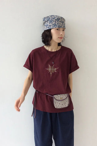 Check Star Short-Sleeved T-Shirt