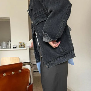 Oversized denim jacket