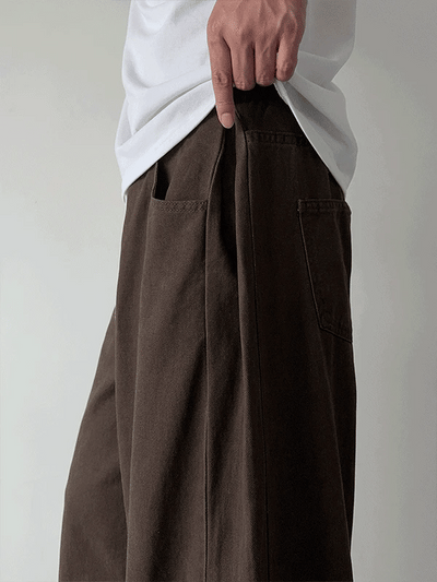 Kira Side-Tuck Washed Balloon Pants