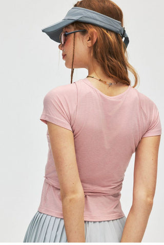 [Monterest] Slim Fit Tank & Tie-Front Tee Set