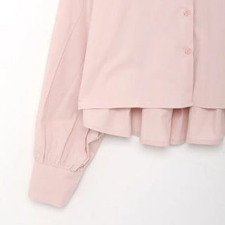 Back pleated blouse