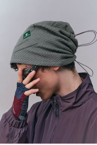 [Monterest] Fleece Beanie with Dual Track Drawstring