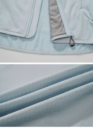 [Monterest] Fleece-Lined Stand Collar Zip-Up Jacket