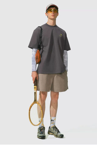 [Monterest] Tennis Print Cotton T-Shirt