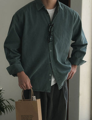 Pigment Washed Overshirt (12 colors)