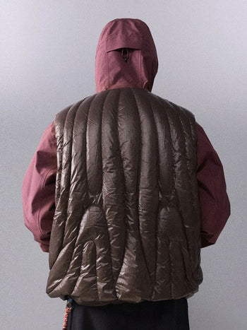 [Monterest] Irregular Quilted Down Vest