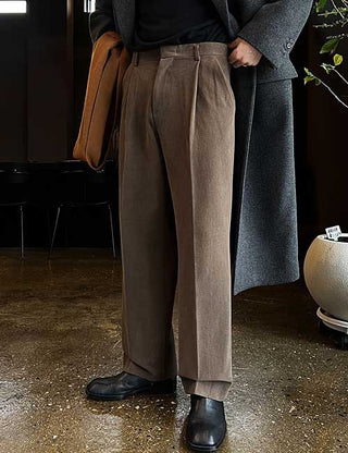 Olson Peach Brushed Cotton Pants (5 colors)