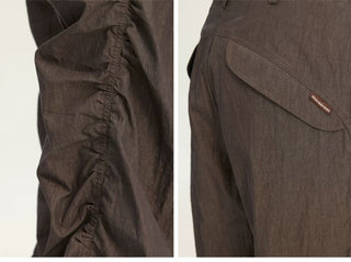 [Monterest] Washed Pleated Wide Leg Pants