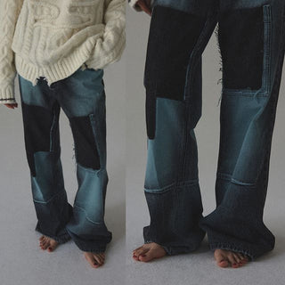 CONP Low-Rise Bootcut Jeans (Blue)