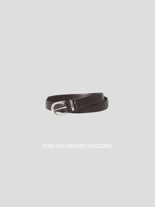 Port Leather Belt