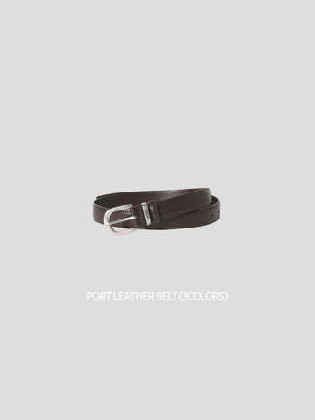 Port Leather Belt