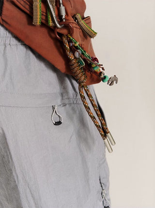 [Monterest] Handwoven Beaded Bag Charm Keychain