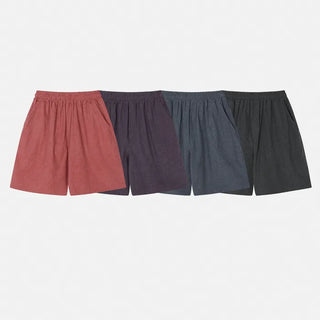 Pigmented elastic waist pants
