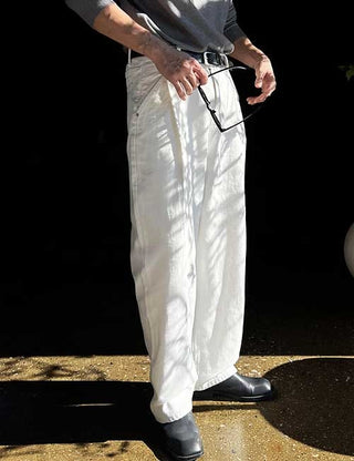 Keeper One-Pleat Wide Pants (2 colors)