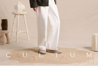 [CULTUM] Heavyweight Cotton Wide Leg Sweatpants