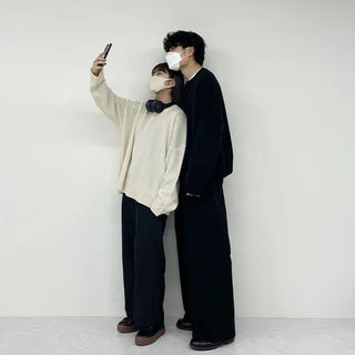 Button-up round knit