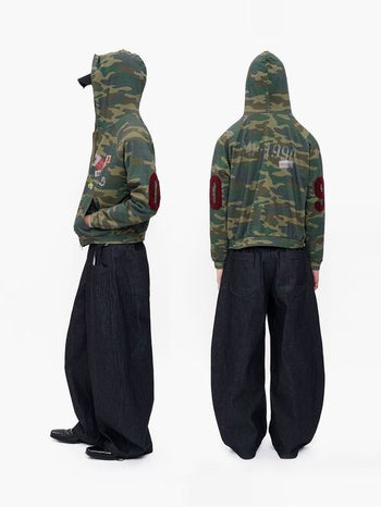 [MASONPRINCE] Camouflage Hooded Jacket